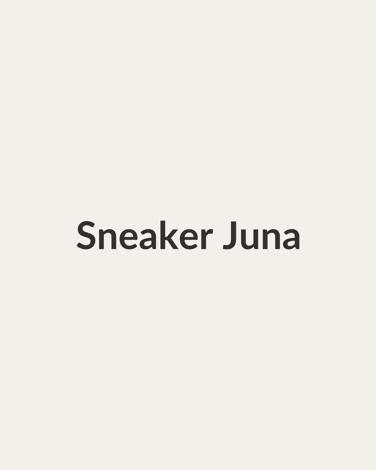 Sneaker Juna in Weiß und Beige