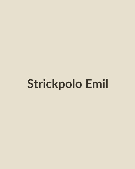 Strickpolo Emil in Creme