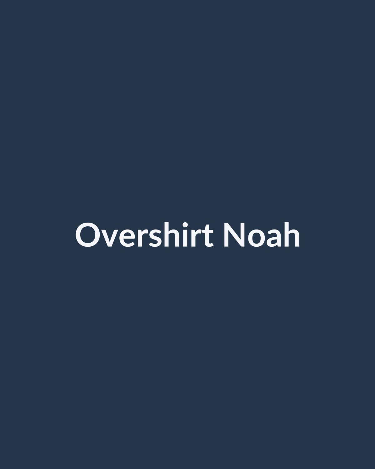 Overshirt Noah in Marineblau