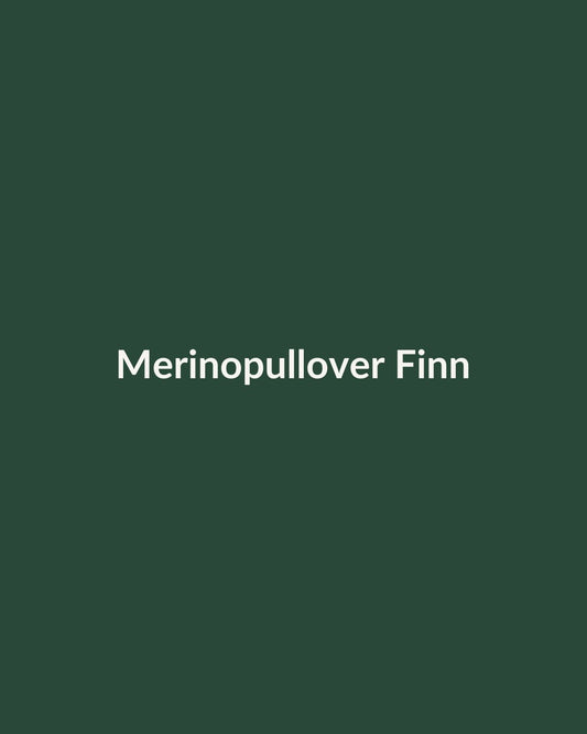 Merinopullover Finn in Waldgrün