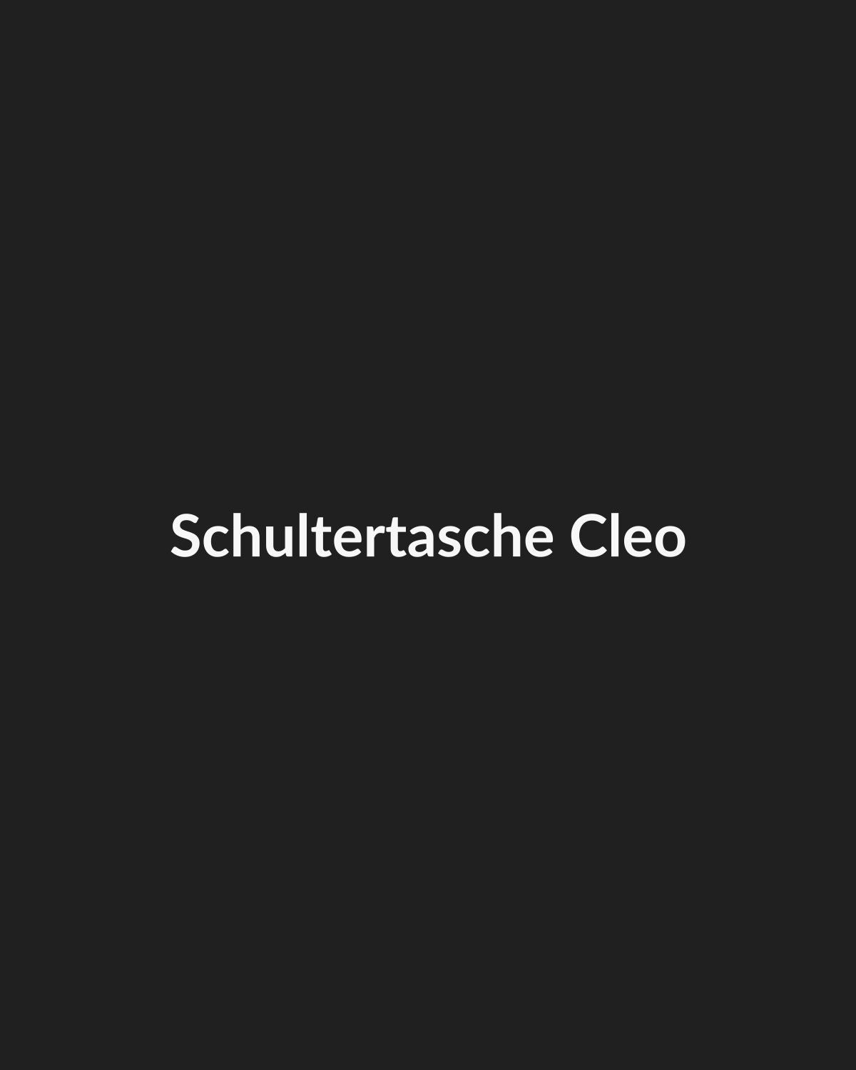 Schultertasche Cleo in Schwarz