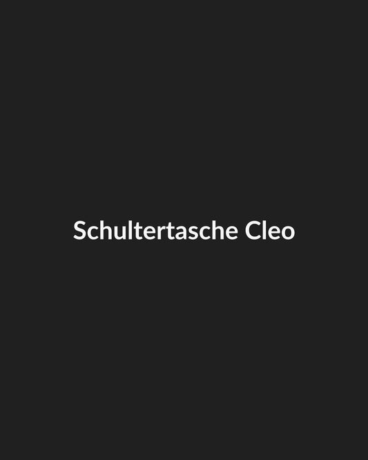 Schultertasche Cleo in Schwarz