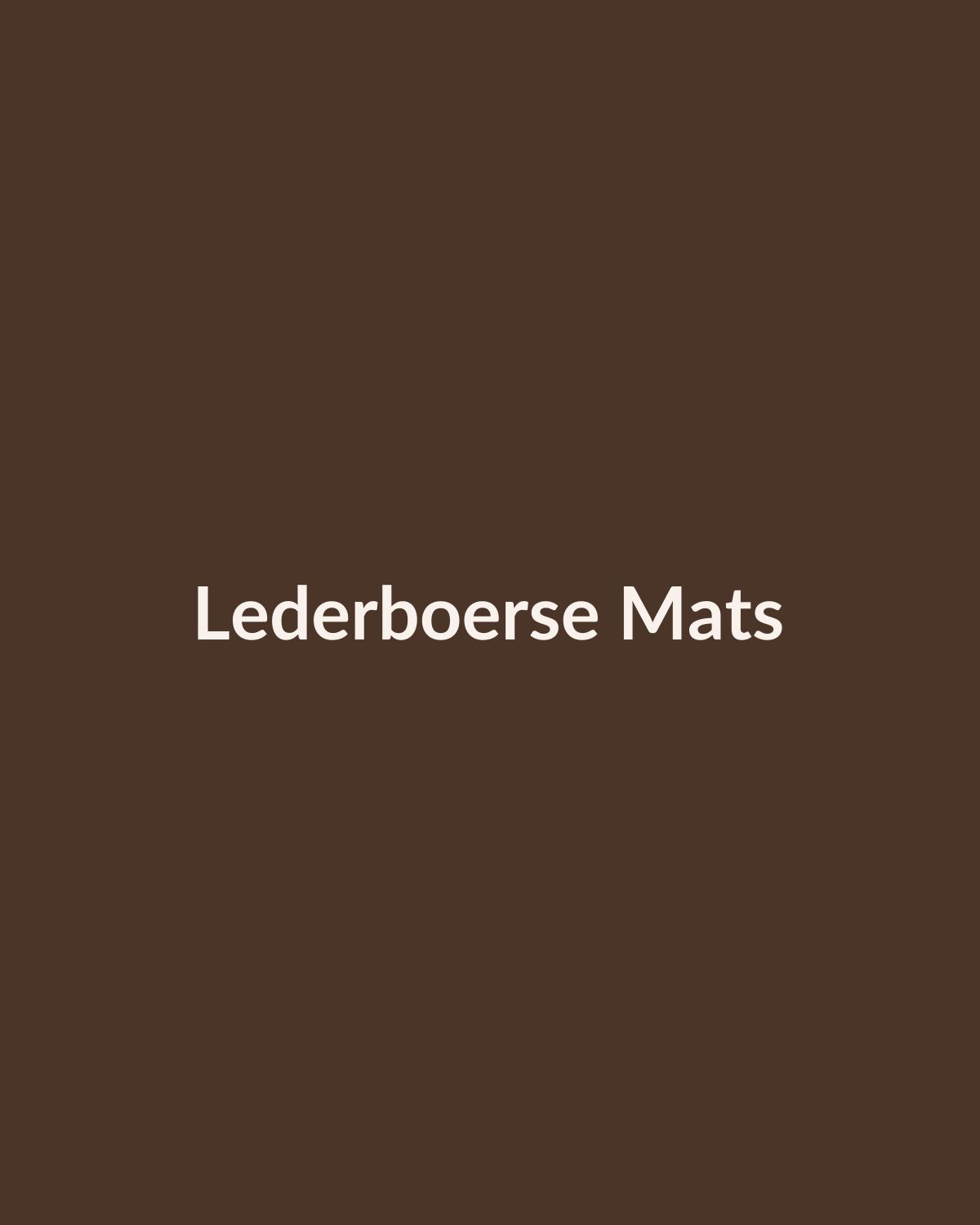 Lederbörse Mats in Dunkelbraun