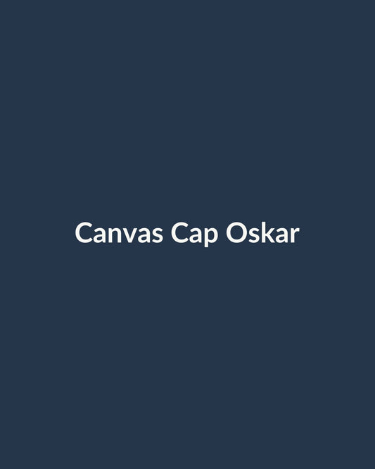 Canvas Cap Oskar in Marineblau