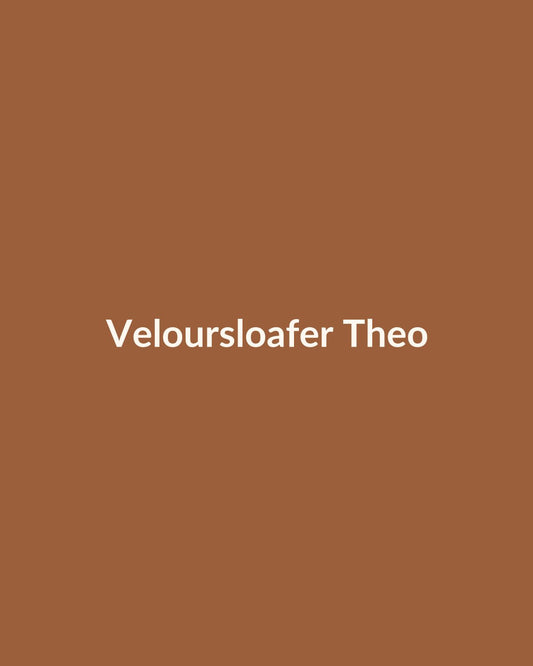 Veloursloafer Theo in Cognac